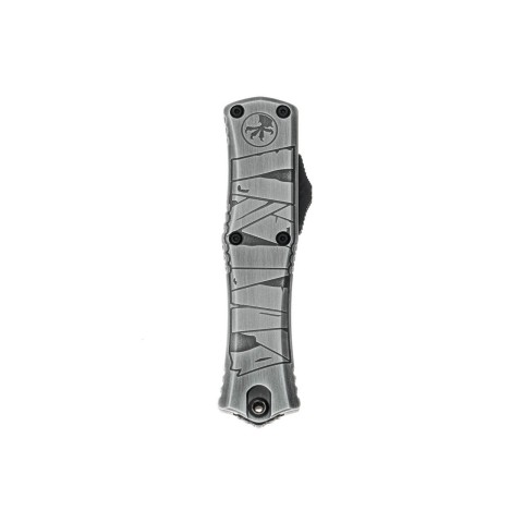 Нож Microtech Hera II Mini D/E OTF, Signature Brushed Metal Mummy