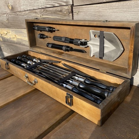 Подарунковий Набір шампурів Індіана Джонс ручної роботи