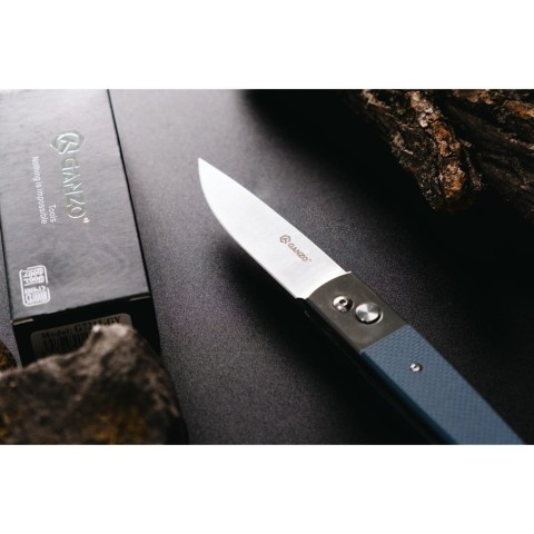 Ніж складаний туристичний Ganzo G7211 (8.5 см) 440С / G10 сірий