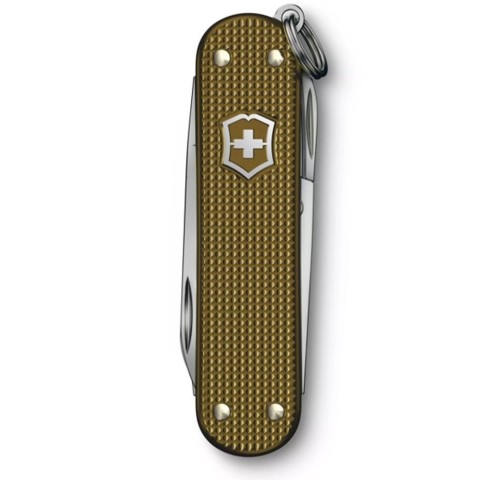 Ніж Victorinox Classic SD Terra Brown 58мм,5функ,ріфл.кор