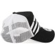 Кепка Savage TRUCKER HAT W/ WHITE SAVAGE LOGO с козырьком ц:белый/черный