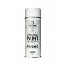 Краска для оружия RecOil Camouflage Paint Spray белая матовая 400 мл