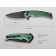 Ніж складаний туристичний Sencut Serene, (8.8 см) D2 / Aluminum зелений