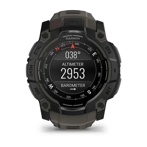 Смарт-годинник Garmin Instinct 3 (50 мм) AMOLED чорний/вугільний