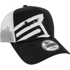Кепка Savage TRUCKER HAT W/ WHITE SAVAGE LOGO с козырьком ц:белый/черный
