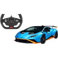 Машинка Rastar Lamborghini Huracan STO 1:14. Блакитний