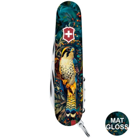 Ніж Victorinox Camper Ukraine 91мм,13функ ,Величний Сокіл