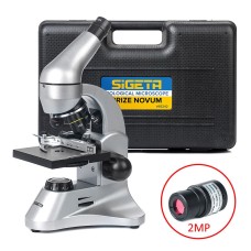 Мікроскоп SIGETA PRIZE NOVUM 20x-1280x з камерою 2Mp (в кейсі)