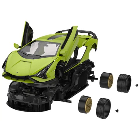 Машинка-конструктор Rastar Lamborghini Sian 1:18. Зеленый