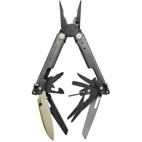 Мультиінструмент Leatherman ARC Obsidian Limited, шкіряний чохол, біти