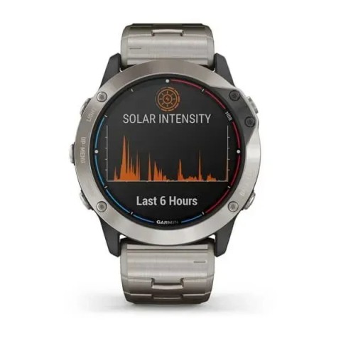 Смарт-годинник Garmin quatix 6x Solar Titanium