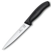 Кухонний ніж Victorinox SwissClassic Filleting Flex лезо 16см філейний з чорн. ручкою (блістер)