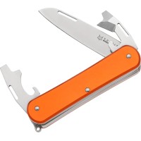 Нож многофункционал. Fox Vulpis Aluminium, 3 инструмента ц:orange