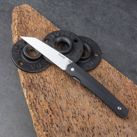 Ніж складаний туристичний Ruike Fang P865-B, (9.1 см) 14C28N / G10 чорний