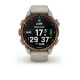 Смарт-часы Garmin Descent Mk3i (43 мм) бронзовые PVD титановые с силиконовым ремешком цвета французский серый