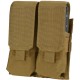 Підсумок Condor DOUBLE M4 MAG для 2-х магазинів, закритий ц:койот