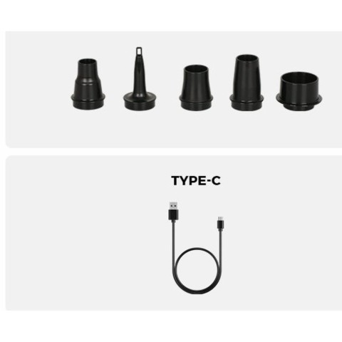 Портативний повітряний насос Flextail Evo Pump 3, 1000 л/хв, помаранчевий