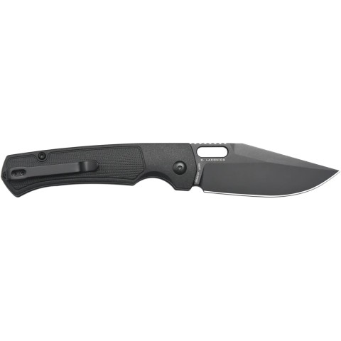 Нож Artisan Revel Black Blade AR-RPM9,  FRN ц:black