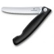 Кухонний ніж Victorinox SwissClassic Foldable Paring лезо 11см хвил. з чорн. ручкою (блістер)