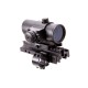 Прицел коллиматорный NcStar Riser/Red Laser/Light