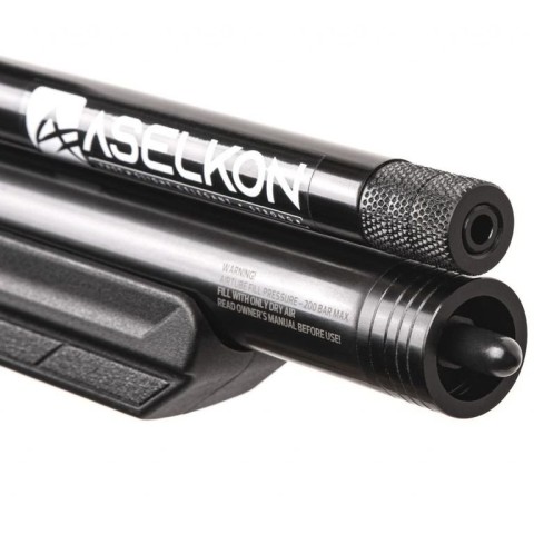 Пневматическая редукторная PCP винтовка Aselkon MX10-S Black