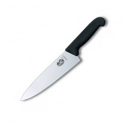 Кухонний ніж Victorinox Fibrox Carving лезо 20см широк. з чорн. ручкою
