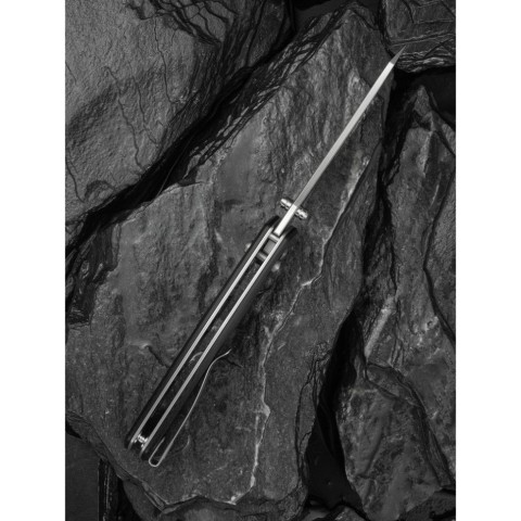 Ніж складаний туристичний Civivi Sixgill, (8.7 см) Nitro-V / G10 чорний