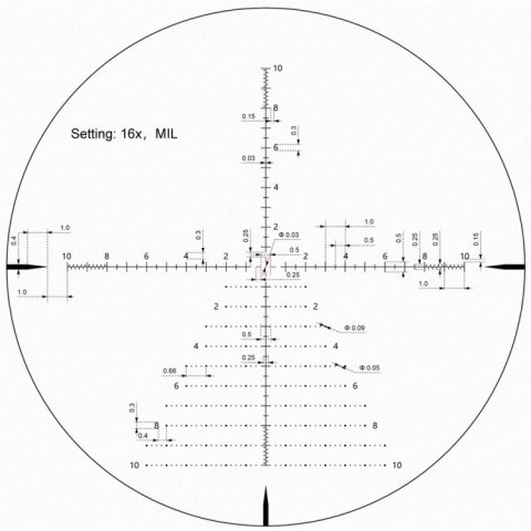 Оптичний приціл Vector Optics Taurus 4-32x56 (34mm) illum. SFP ED