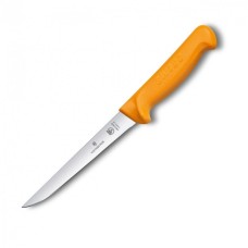 Нож кухонный обвалочный Victorinox Swibo Boning, узкий, оранжевый, 14 см