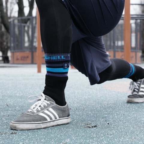 Шкарпетки водонепроникні Dexshell Ultra Dri Sports, р-р XL, з блакитною смугою