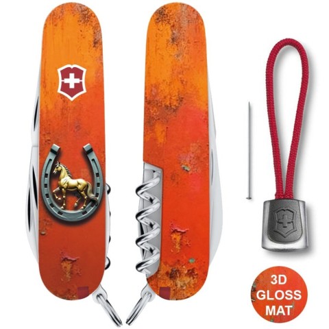 Складаний ніж Victorinox SPARTAN ZODIAC 3D Щаслива підкова 1.3603.Z5260hk