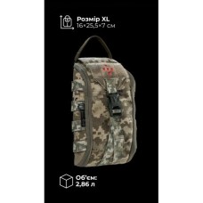 Підсумок для аптечки ПА1 GEN 2 “Нойта” відривний (XL | ММ14 “Піксель”) ТМ Балістика