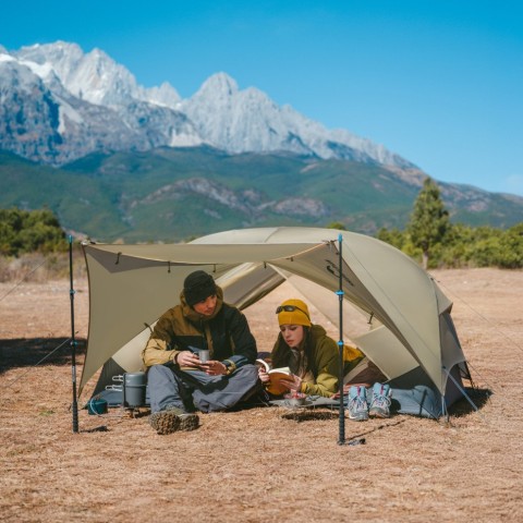 Намет одномісний ультралегкий Naturehike Mongar UL CNK2550WS016, коричневий