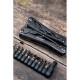 Мультитул Ganzo G303-В, (16 см) 21 функція, чорний + біти та чохол