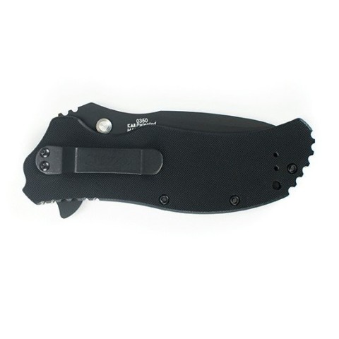 Ніж складний Zero Tolerance FOLDER G-10 BLACK/BLACK чорний клинок / чорна рукоять 0350