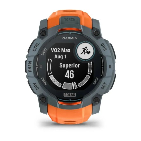 Смарт-годинник Garmin Instinct 3 (50 мм) Solar сутінковий/сонячний