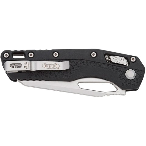Нож Microtech MSI Stonewash Tri-Grip Polymer Black