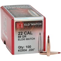 Пуля Hornady ELD Match .223 Rem 88 gr (5.7 г) 100 шт.