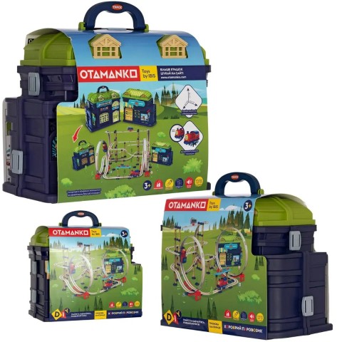 Ігровий набір OTAMANKO ХОРОБРИЙ ПАРОВОЗИК трюкова залізниця, 175 деталей,