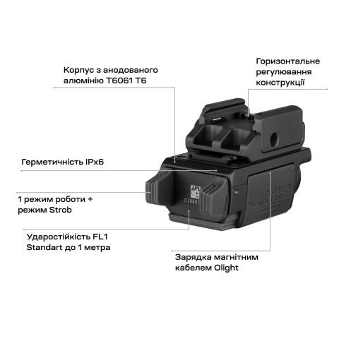 Ліхтар Olight PL-Mini 3 Valkyrie Black