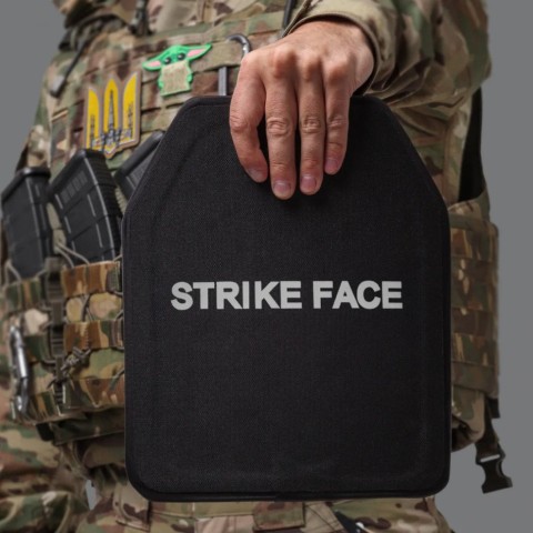 Комплект бронеплит керамічних Ukrarmor 6 клас, 5,6 кг M (25х30 см.)