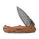 Ніж складаний туристичний Civivi Photonix, (9.4 см) Damascus / Guibourtia Wood