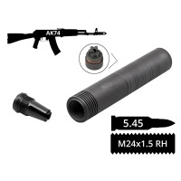 2в1 пбс+пламегас AFTactical S441F30 5.45мм 24x1.5 Rh АК74 | АКС74У