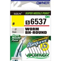 Крючок Owner Worm BH-Round 56537 #4 (9 шт/уп)