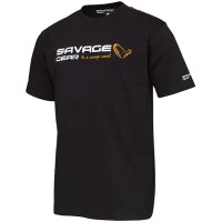 Футболка Savage Gear Signature Logo T-Shirt M Black Ink