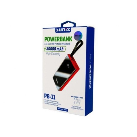 Потужний Power Bank Sunix 30000mAh
