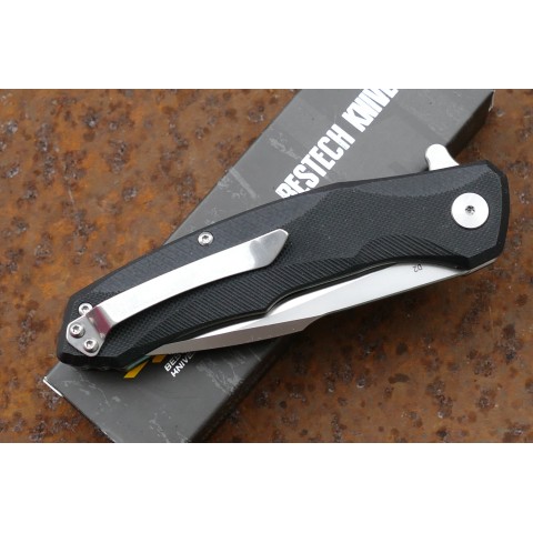 Нiж складний Bestech Knife WARWOLF Black BG04A