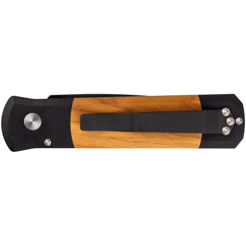 Нож Pro-Tech Godson Aluminum Black Olive DLC ц:black