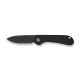 Ніж складаний кишеньковий Civivi Elementum Slip Joint, (7.5 см) 14C28N / G10 чорний