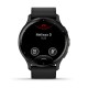 Смарт-часы Garmin Venu 3 черные со сланцевым стальным безелем и кожаным ремешком